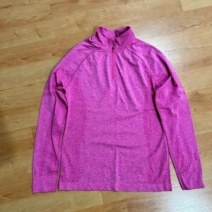 Figs Pink Quarter-Zip Women’s Pullover.  Like Brand New.
